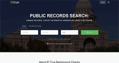 Desktop Screenshot of idtrue.com